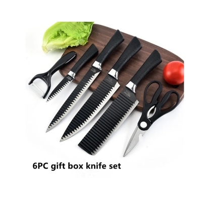 Knife Kitchen Set 6 PcsKnife Set Non-Stick Coating Stainless Steel